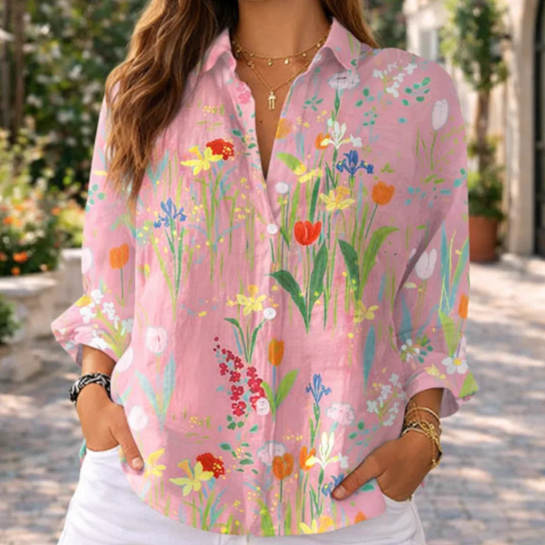Fiona | Blouse de Jardin de Printemps