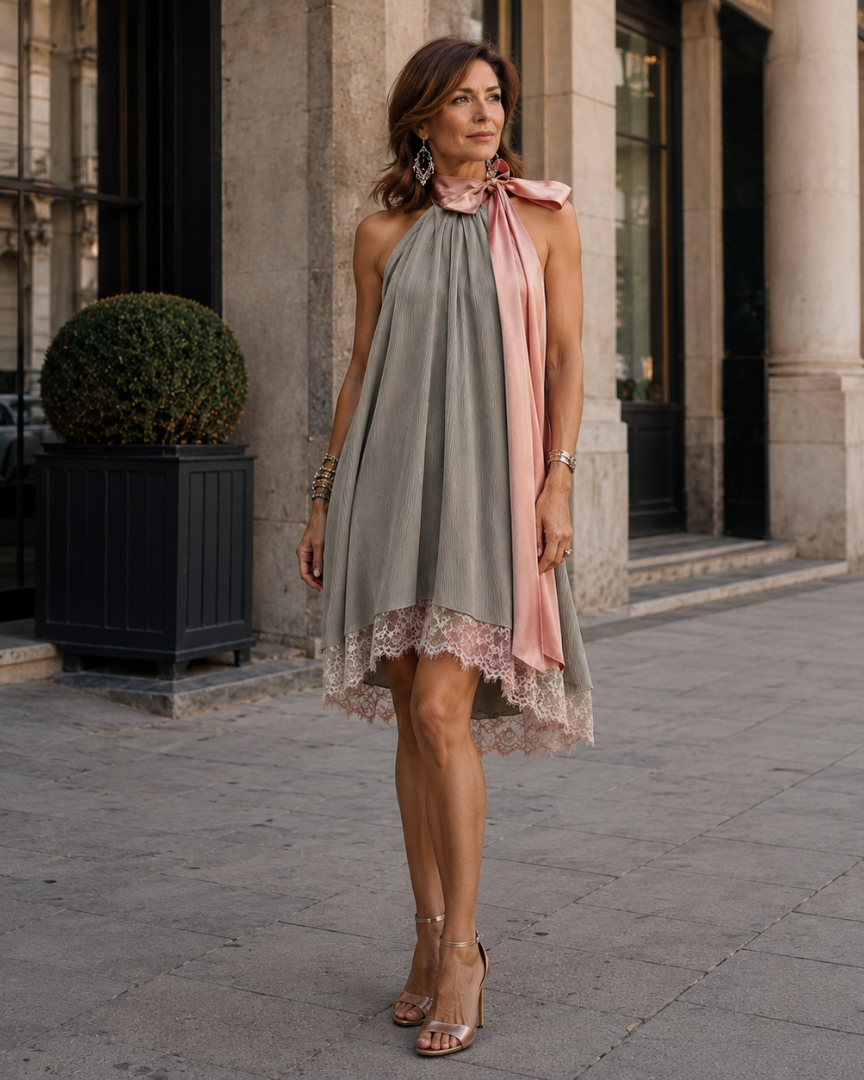 Yasmin | Dress with Bow Elegant