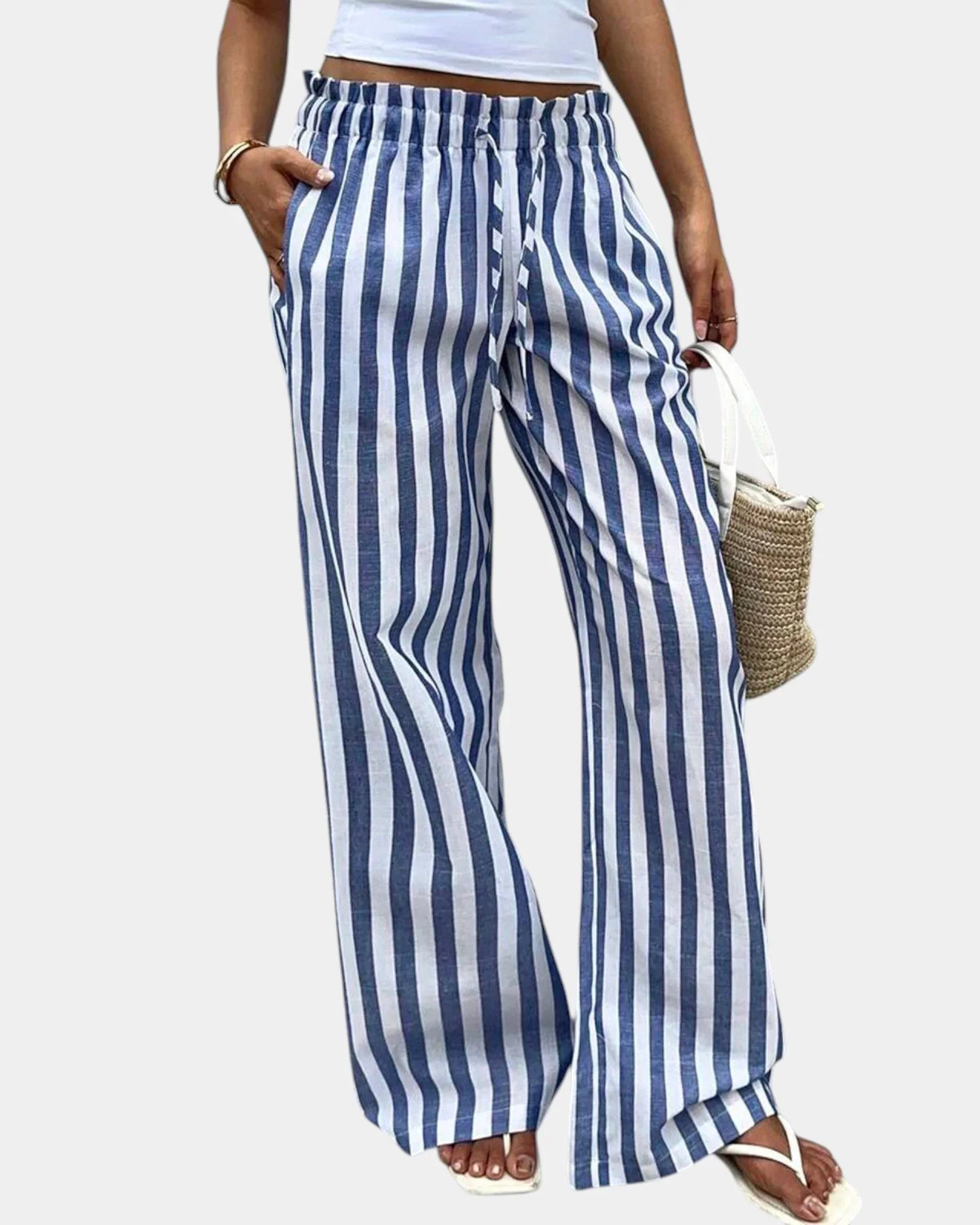 Marguerite | Pantalon à rayures
