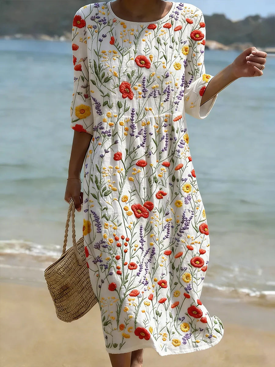 Moda Lusitana - Vestido Estampado Floral