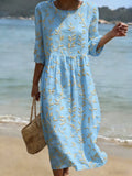 Moda Lusitana - Vestido com Estampa Floral