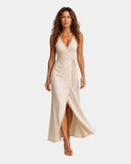 Leila | Midi Dress Neckline Crossed