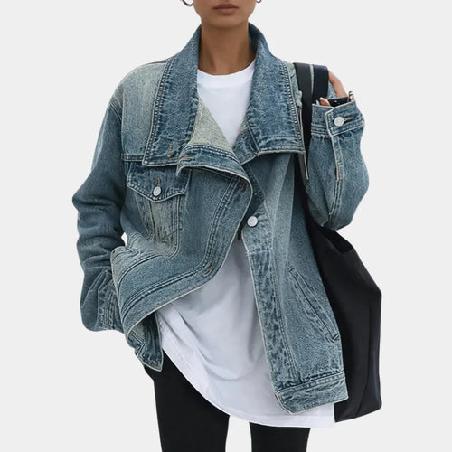 Adanna Grace – Jacket Vintage Washed High Neck