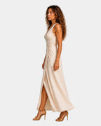 Leila | Midi Dress Neckline Crossed