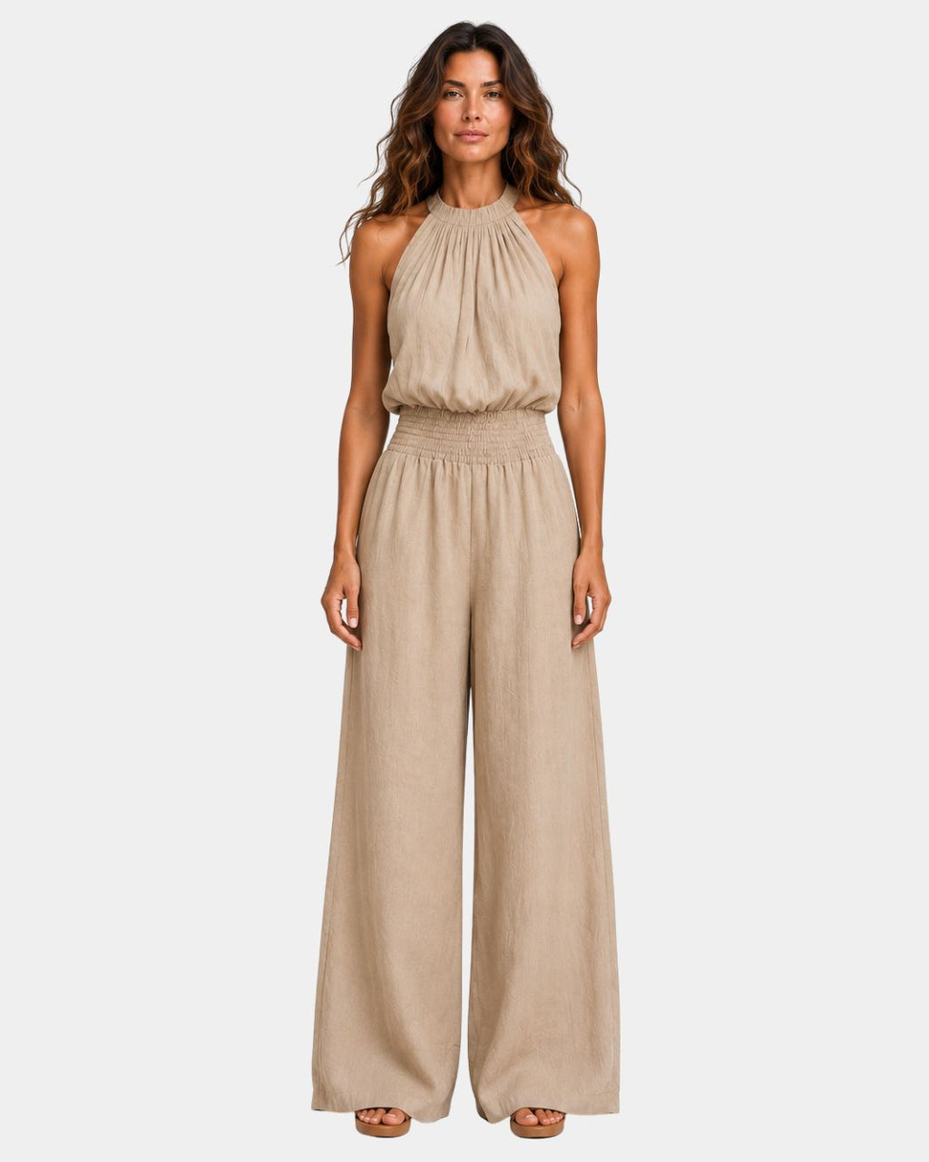 Amina Rose | Elegant Jumpsuit Halter Neck