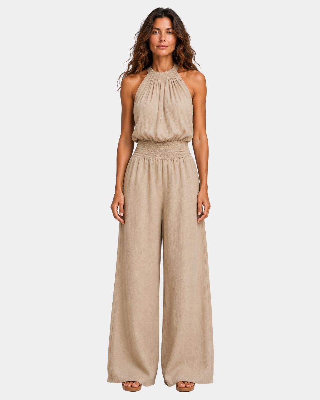Amina Rose | Elegant Jumpsuit Halter Neck