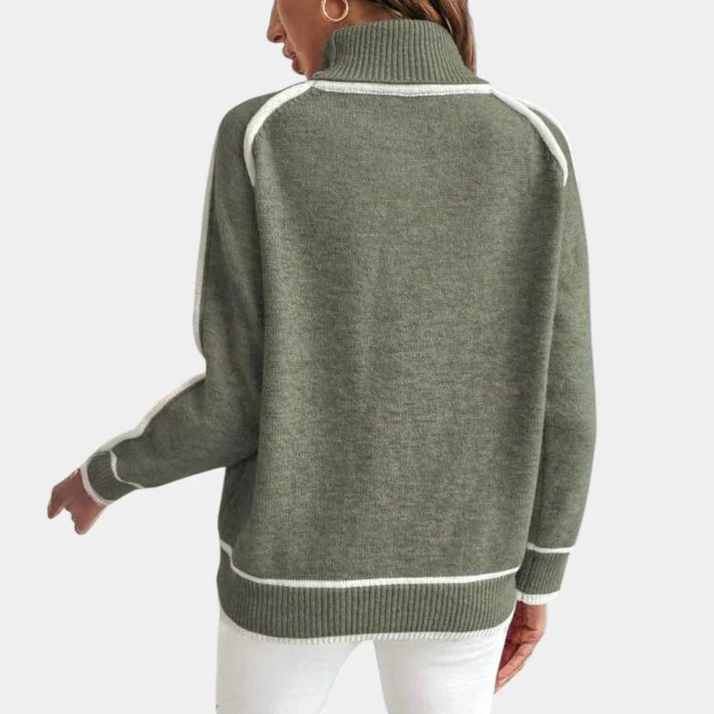 Naomi Rose | Elegant High-Neck Sweater