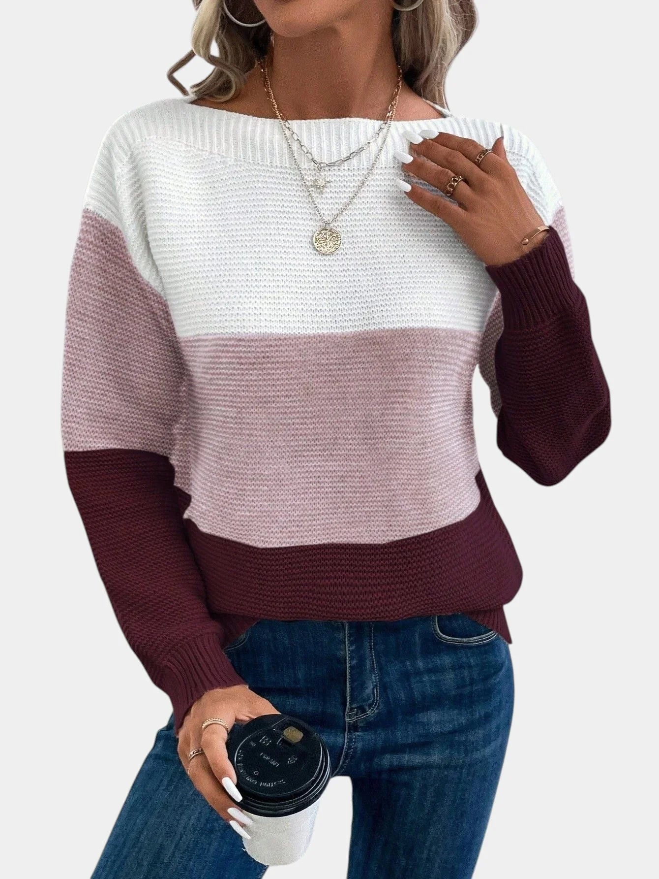 Serena | Pull Dégradé Doux avec Coupe Confortable