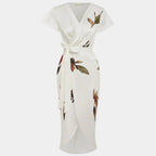 Akosua Rose | Dress Wrap Elegant with Floral Print
