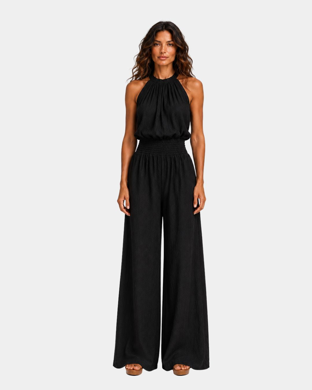 Amina Rose | Elegant Jumpsuit Halter Neck