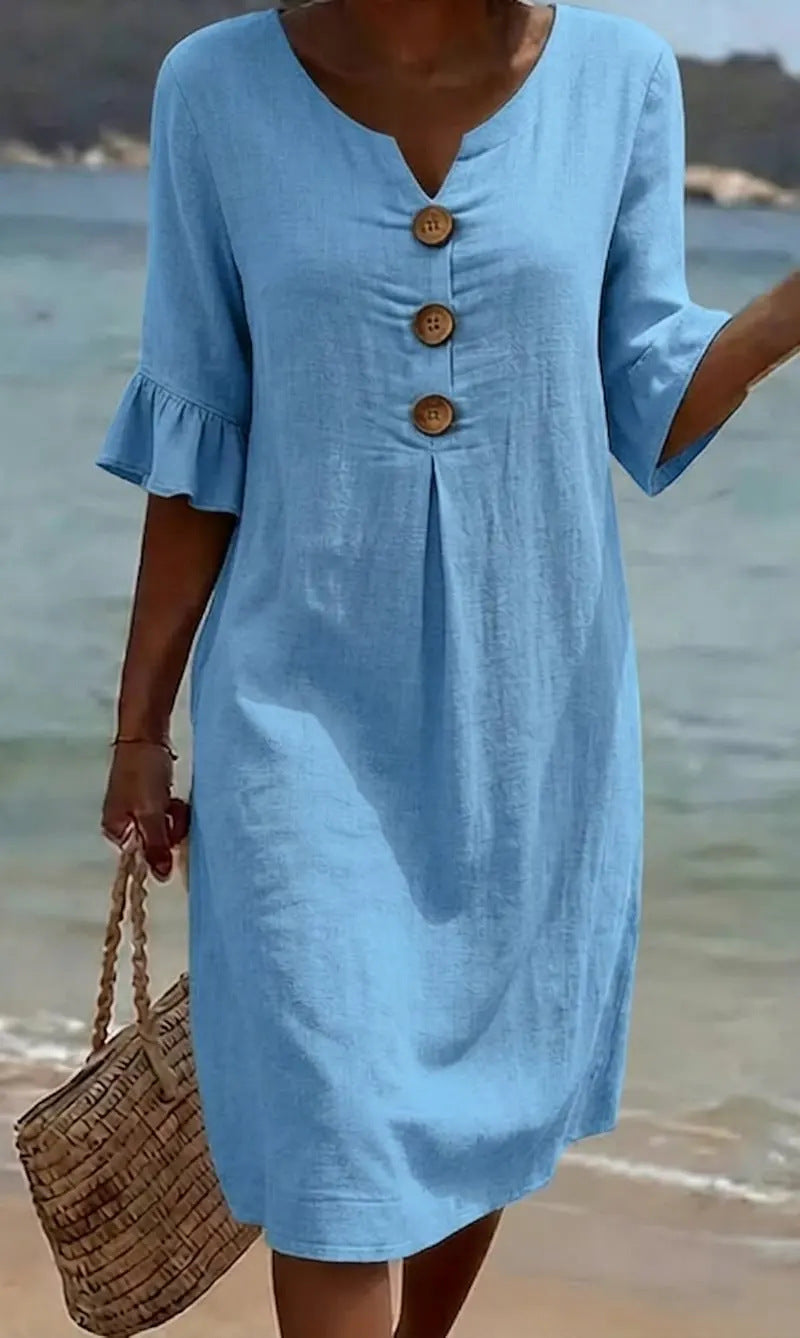 Moda Lusitana - Vestido Casual de Verão