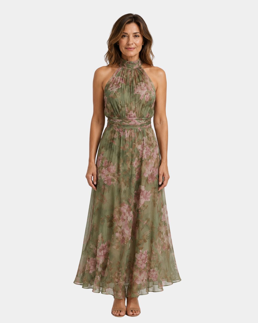 Maïa | Robe longue fleurie élégante