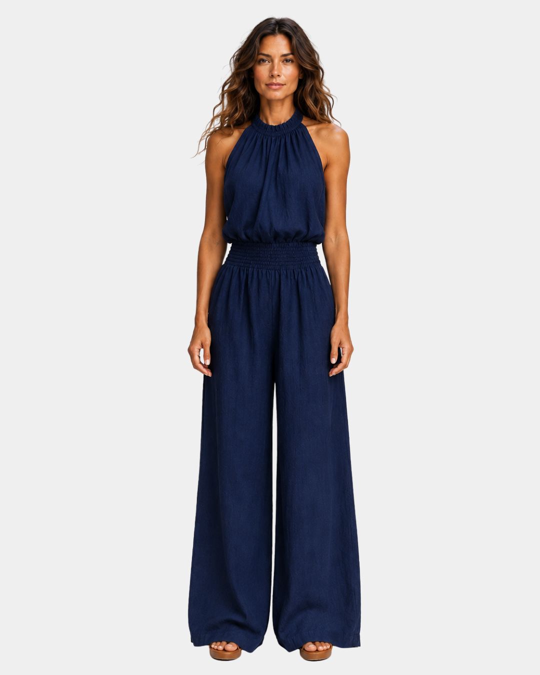 Amina Rose | Elegant Jumpsuit Halter Neck