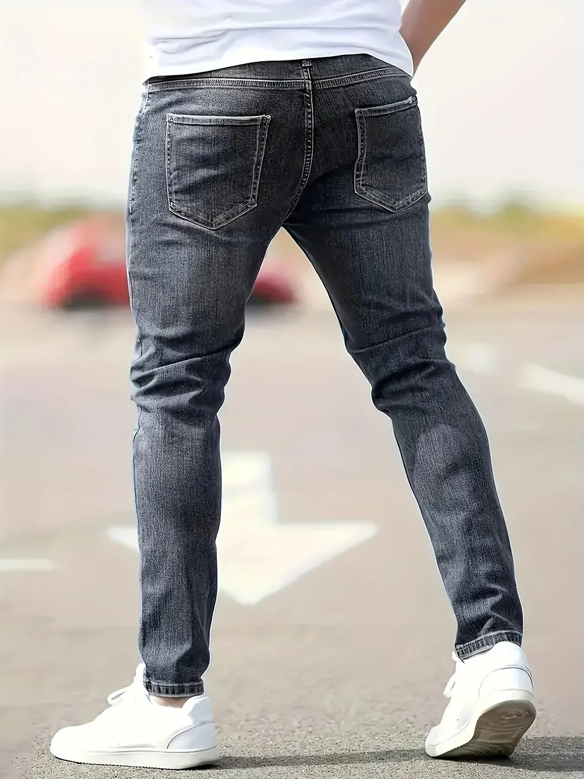 Amani | Trendy Ripped Slim Jeans