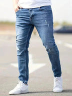 Amani | Trendy Ripped Slim Jeans