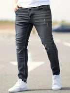Amani | Trendy Ripped Slim Jeans