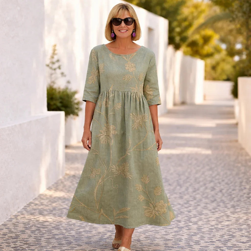 Susan | Robe Florale avec une Ambiance Estivale