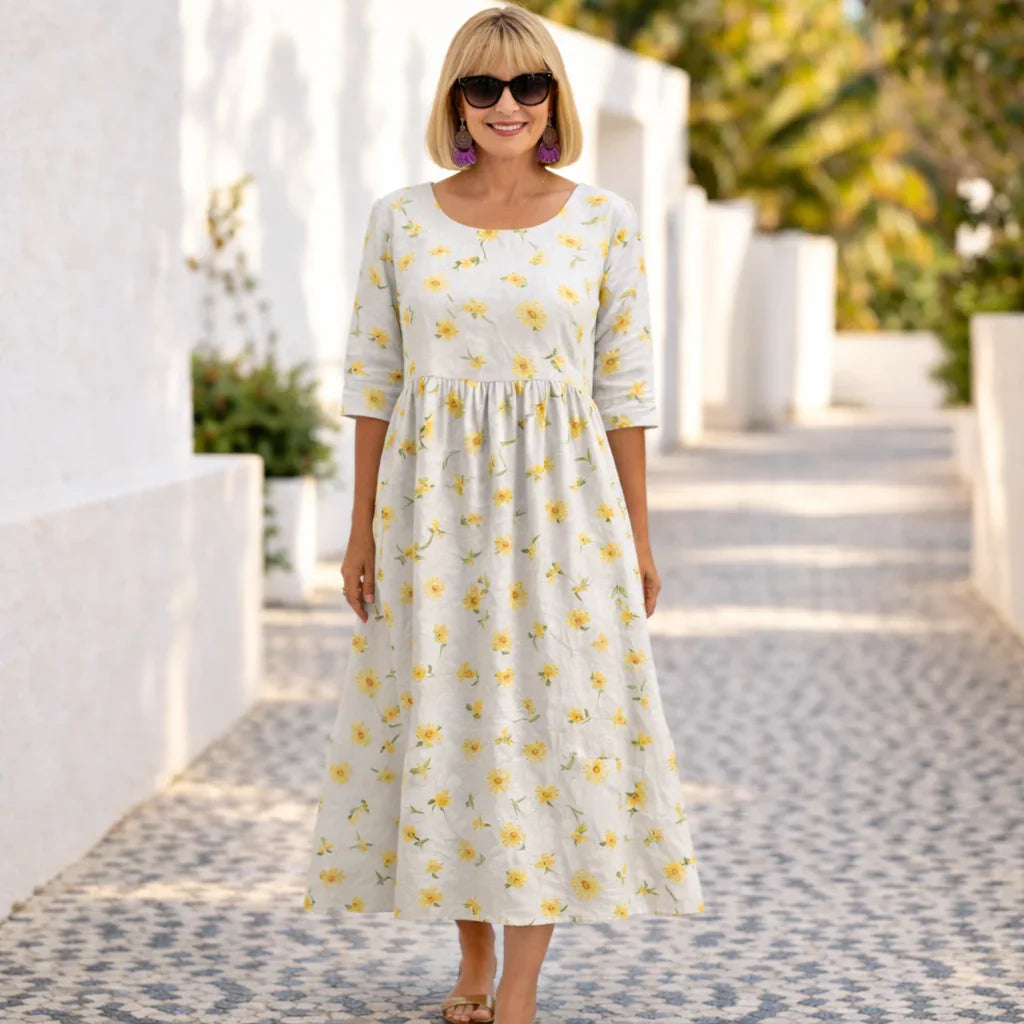 Susan | Robe Florale avec une Ambiance Estivale