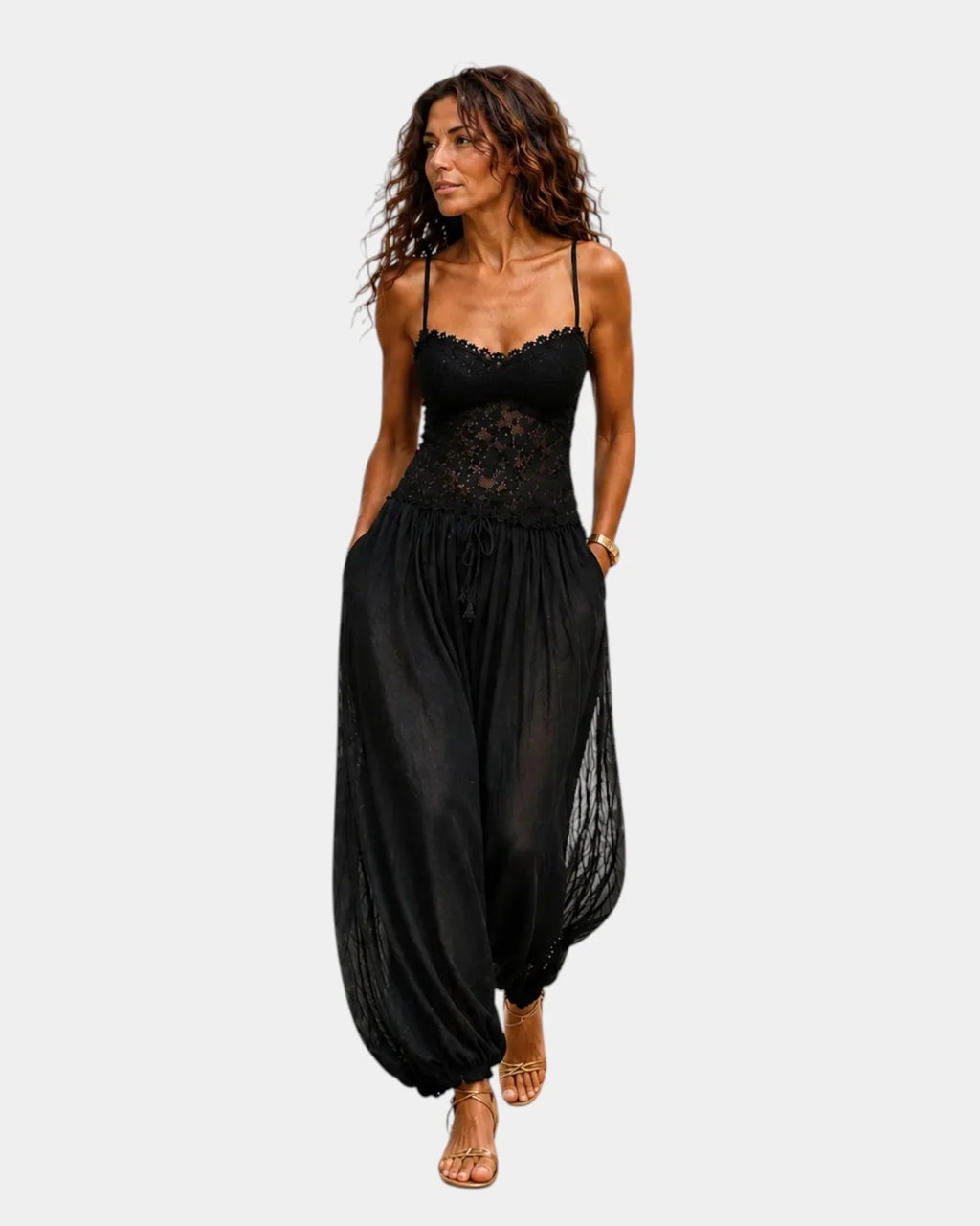 Simone Rose | Lace Jumpsuit