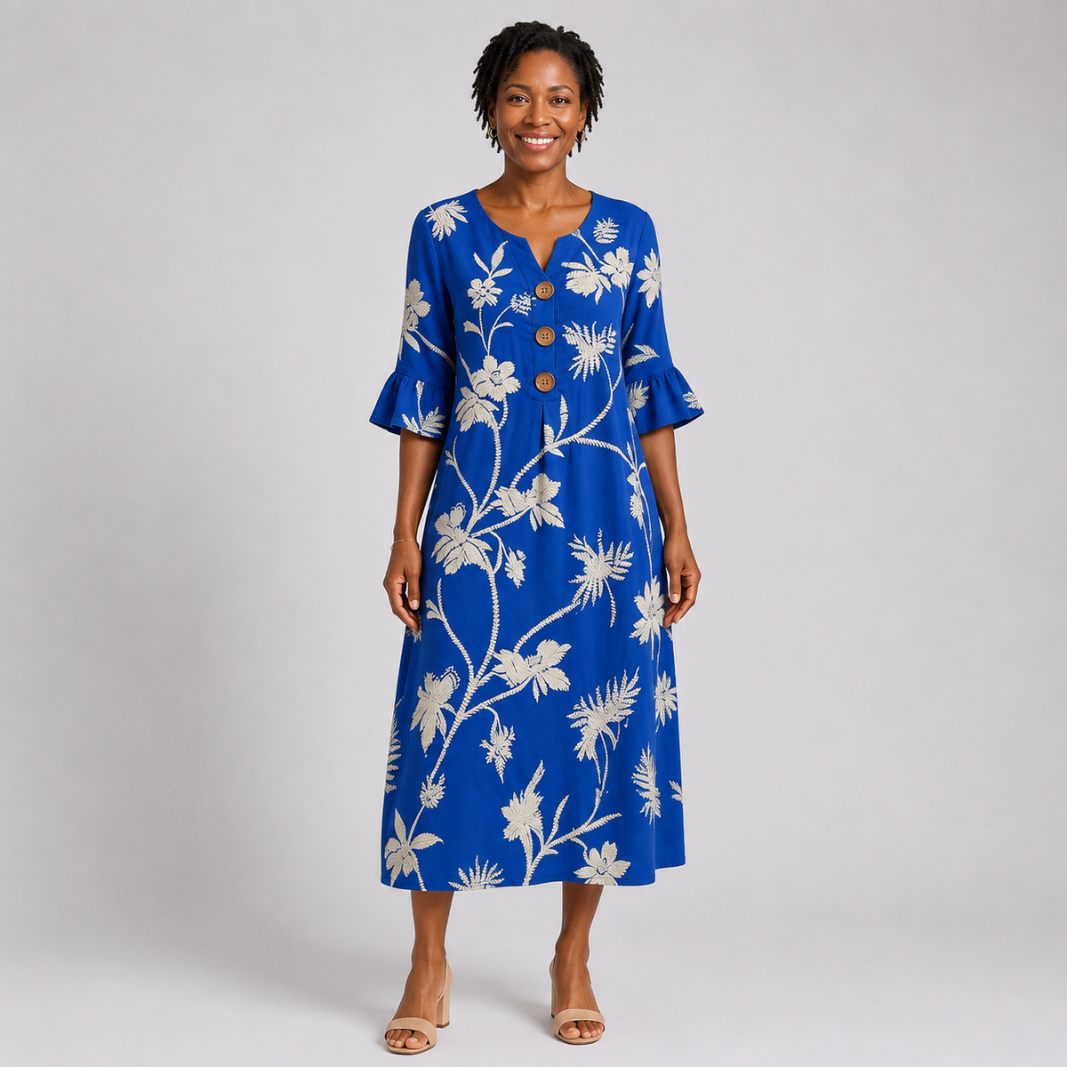 Lindiwe | Casual Floral Dress