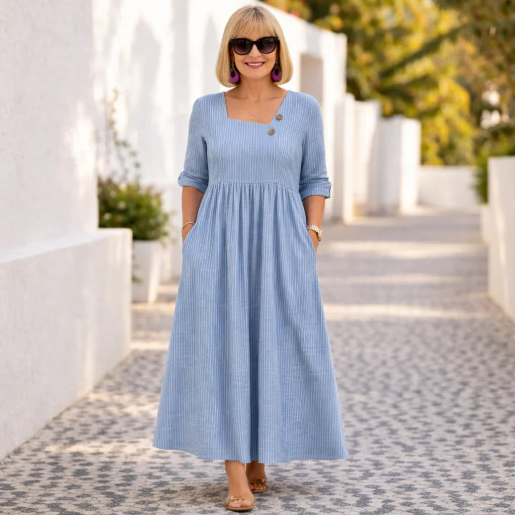Solange | Robe Midi Élégante