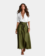 Danaé | Jupe midi + chemise offerte