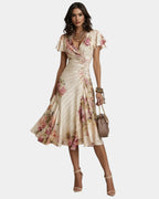 Rochelle | Floral Midi Dress