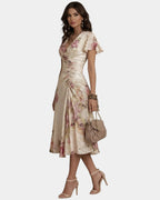 Rochelle | Floral Midi Dress