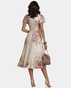 Rochelle | Floral Midi Dress