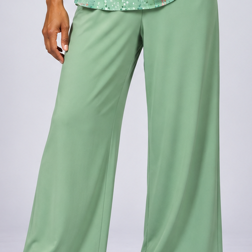 Zainab | Mint Green Layered Top and Pants