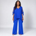 Nia | Open-Shoulder Tunic Set and Pants