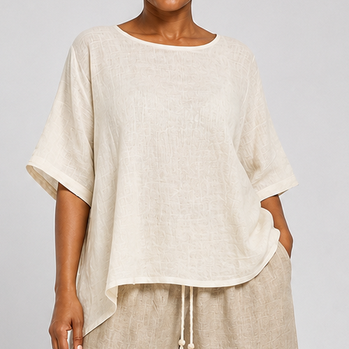 Aaliyah | Comfortable Essential Top and Wide-Leg Trousers