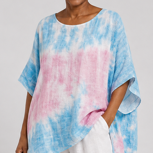 Adanna | Comfortable Essential Top and Striped Trousers
