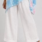 Adanna | Comfortable Essential Top and Striped Trousers