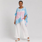 Adanna | Comfortable Essential Top and Striped Trousers