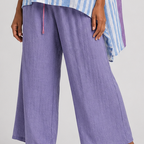Busisiwe | Elegant Lavender and Sky Blue Top with Trousers