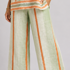 Esi | Elegant Asymmetric Top and Wide-Leg Trousers