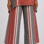Jaliyah | Elegant Grey Top and Wide-Leg Trousers