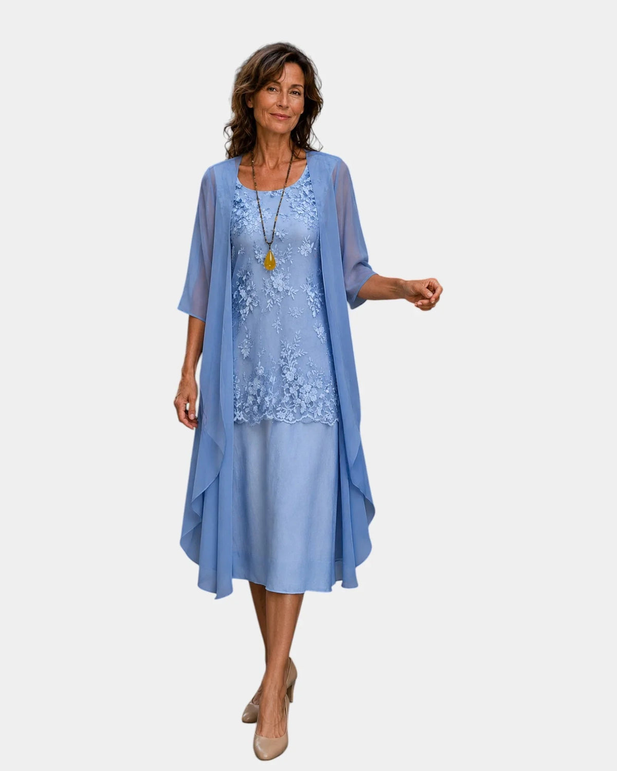 Janelle Rose | Dress Elegant Chiffon Two-Piece