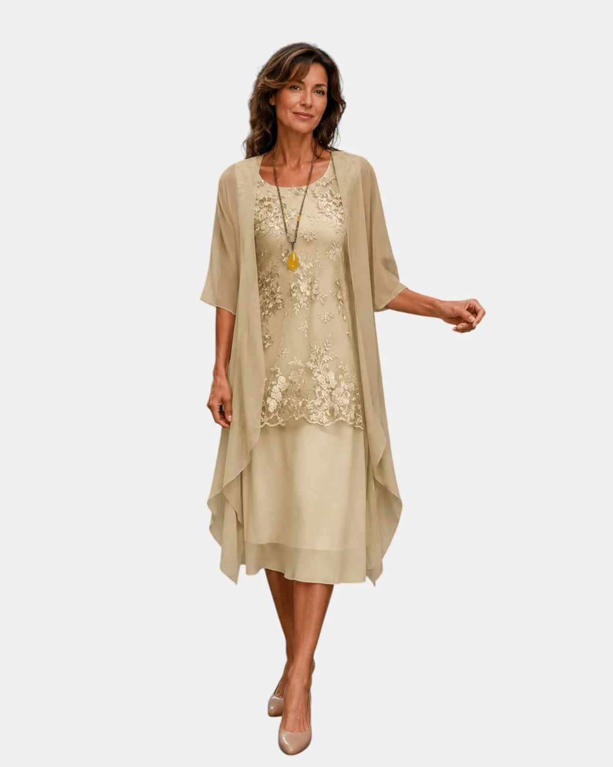 Janelle Rose | Dress Elegant Chiffon Two-Piece