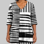 Sienna | Long Blouse with V-Neck
