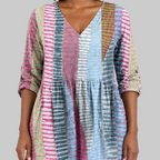 Margo | Long Blouse with V-Neck