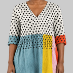 Jacqueline | Long Blouse with V-Neck