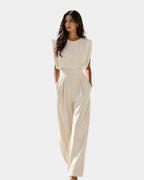 Sasha Rose | Elegant Jumpsuit with Belt
