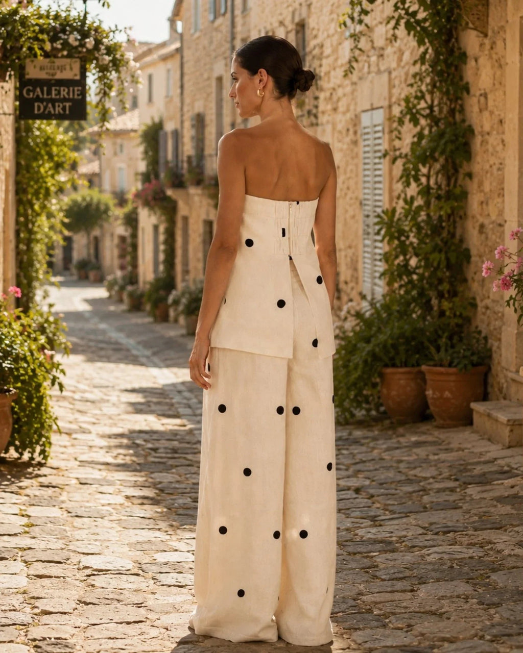 Djamila | Ensemble méditerranéen à pois
