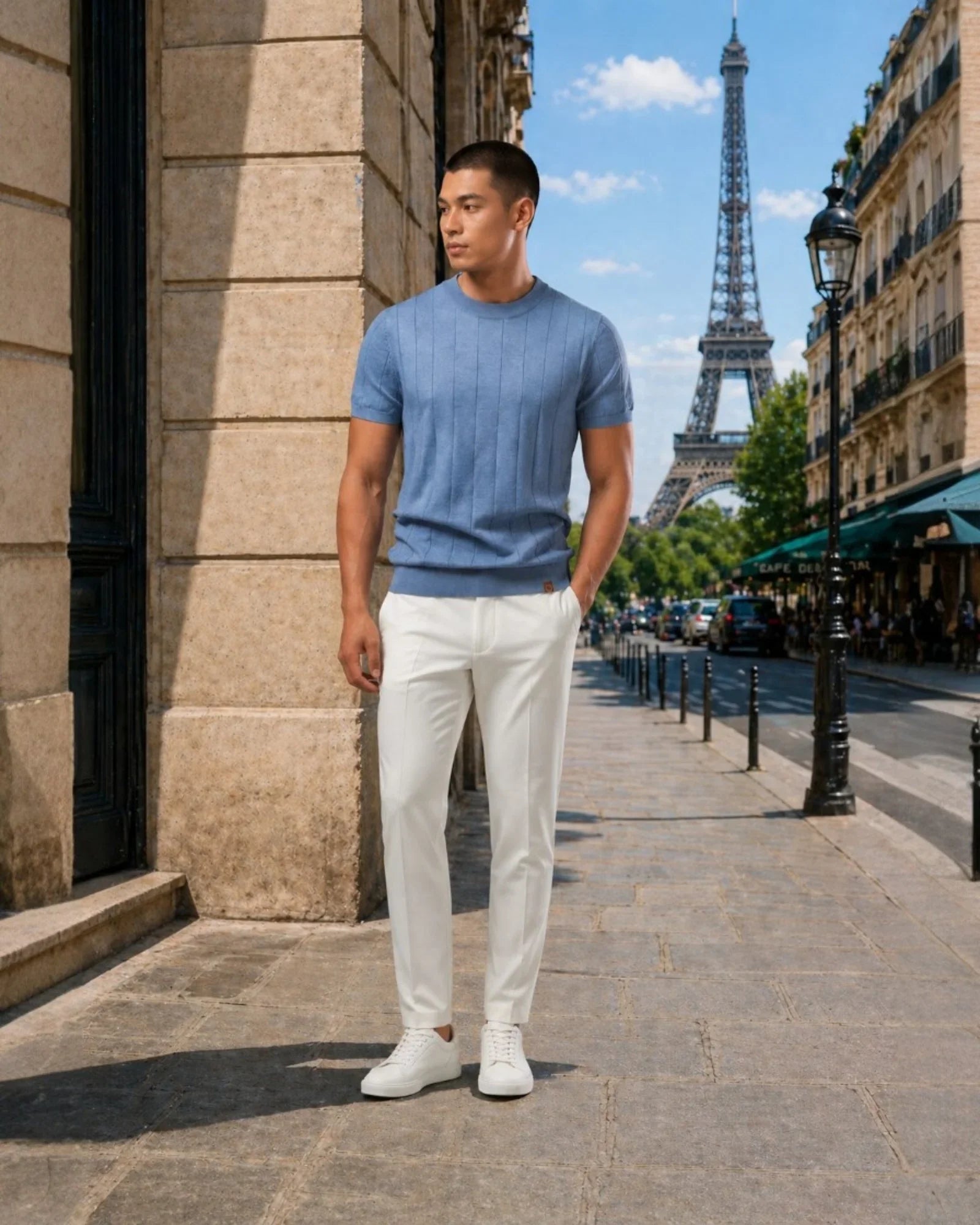 Nathan | T-shirt de luxe en coton