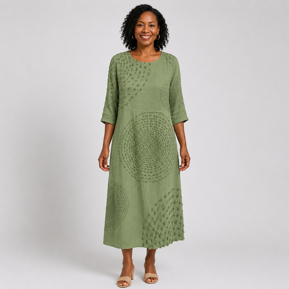Nomsa | Casual Embroidered Dress