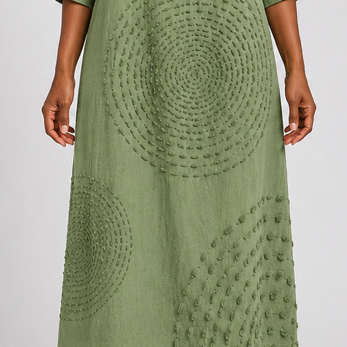 Nomsa | Casual Embroidered Dress