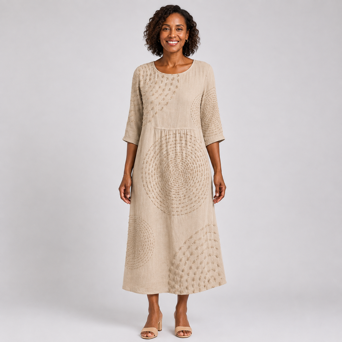 Nokuthula | Casual Embroidered Dress