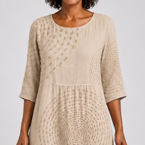 Nokuthula | Casual Embroidered Dress